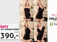 Čtvery různé šaty za jednu cenu! Sexy šaty Multi-Way se čtyřmi způsoby nošení se slevou 40%